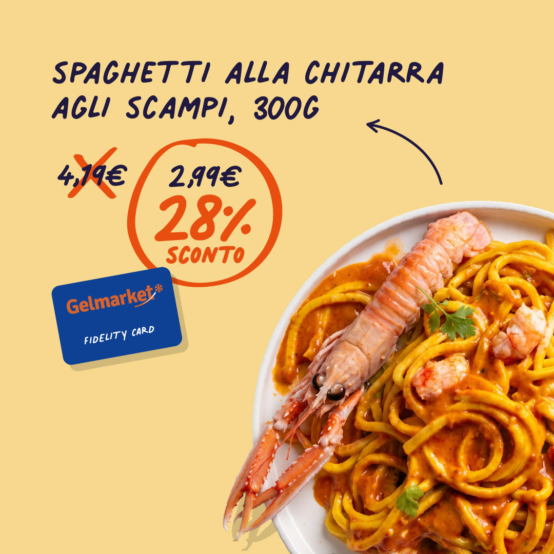 Spaghetti alla chitara con scampi