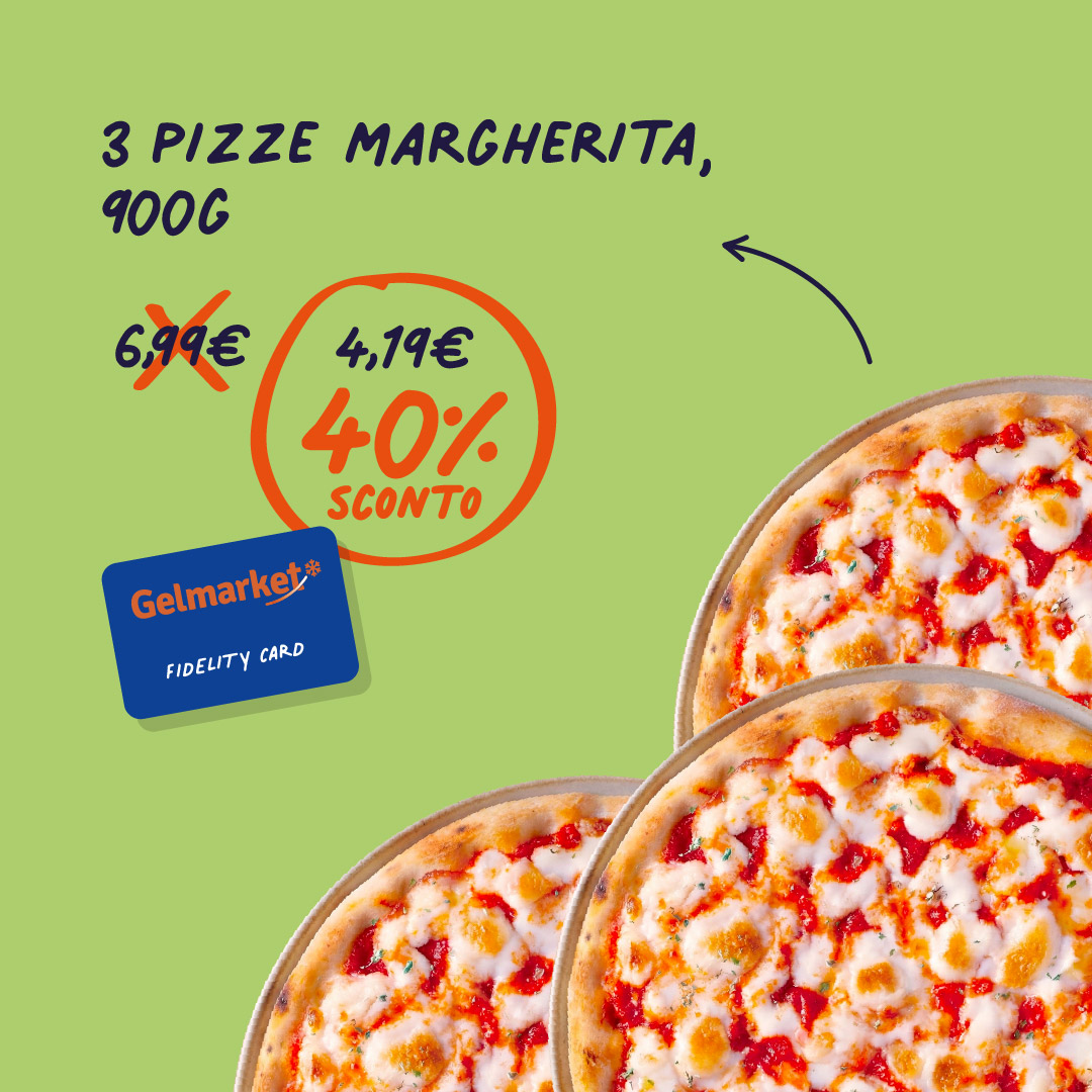 3 pizze margherita