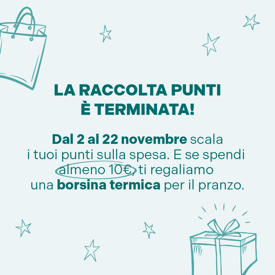 Fine raccolta punti